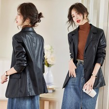Giacca pelle moda donna nuova