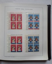 VATICANO GIOVANNI XXIII collezione serie completa in quartine Album fogli Marini