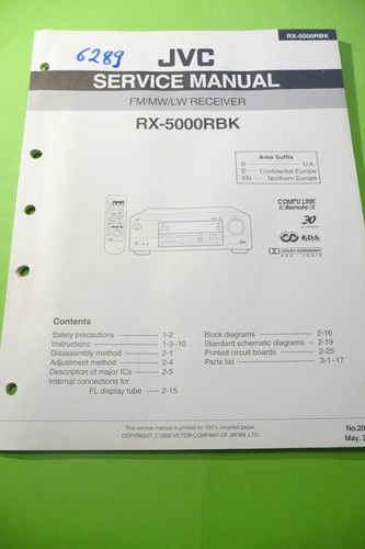 Manuale servizio per jvc - servizio,