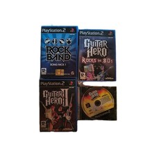 Lotto PlayStation 2 Guitar Hero Rock Band PS 2
