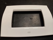 Placca metallo ABB serie civile  ELOS 3 fori