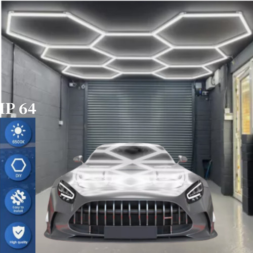 Lampada led esagonale tubi - 8x,