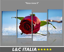 Rosa rossa 3 QUADRO MODERNO