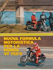 advertising TEST MOTO HONDA VF 750 S 1983-MOTOGIAPPONESI MAXIMOTO EPOCA