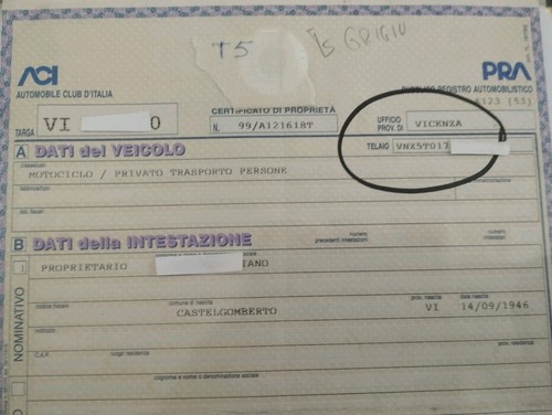 Vespa 125 vicenza solo - vespa, t5