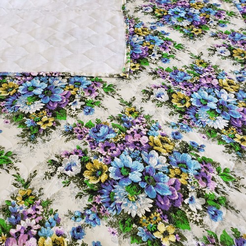 Copriletto vintage floreale - copriletto,