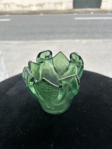Vaso vetro verde 60s - verde,