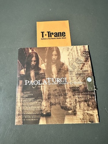 Single promo paola turci - cd,