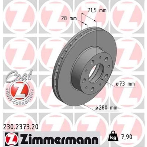 Zimmermann disco freno - disco,