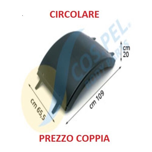 Calotte centrali parafanghi - centrali,