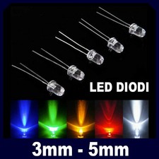 DIODI LED ALTA LUMINOSITA' 3mm
