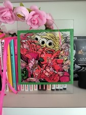 Dipinto Su Vetro Di Giorno Giovanna Da "Le Bizzarre Avventure Di JoJo"