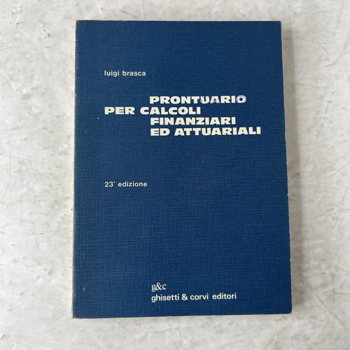 Prontuario per calcoli