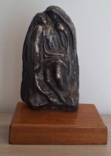 Scultura In Bronzo Tommaso Gismondi (1906-2003) "La pietà"