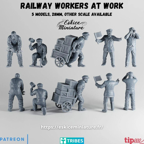 Wwii set lavoratori ferroviari - wwii,