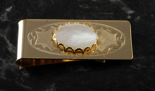 Fermasoldi madreperla oro - fermasoldi,