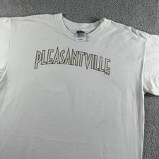 T-shirt promozionale vintage anni 90 film Pleasantville uomo XL bianca Reese Whitherspoon