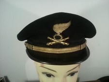 BERRETTO ' NERO' DA UFFICIALE DEL (REGIO ??) ESERCITO ' UNIONE MILITARE ROMA ' 