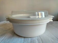 Set 6 plates microwave 6 piatti da microonde con sezioni interni  Bianco