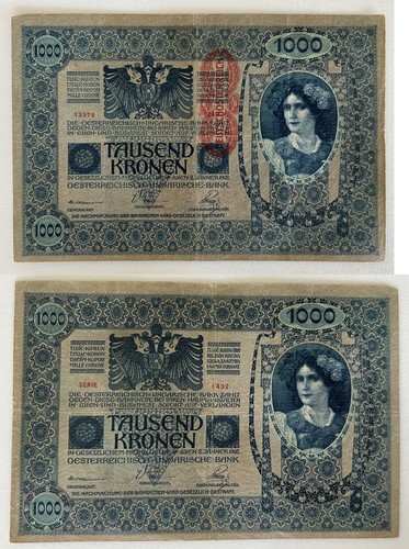 Austria 1000 corone 1902 1919 - austria, 1902/1919