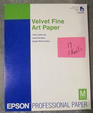 Epson Velvet Fine Art carta a