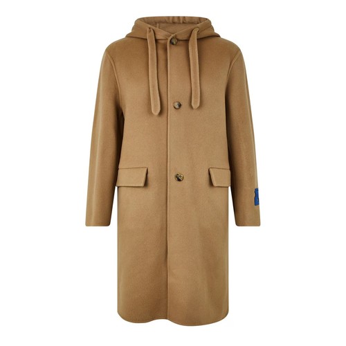 Cappotto con cappuccio - , bianco