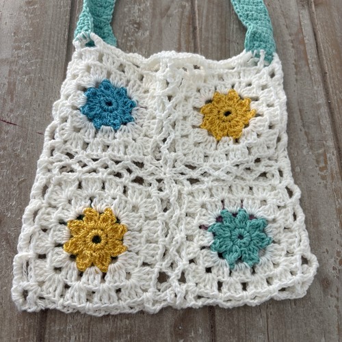 Borsa quadrata nonna - , fatta