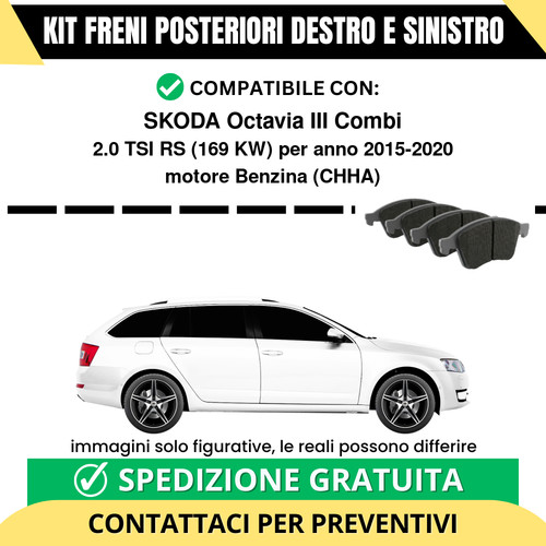 Pastiglie freno posteriori - pastiglie,