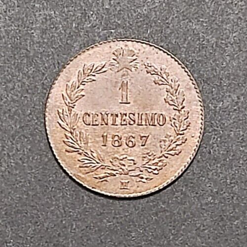Centesimo lire valore 1861 - 1,