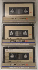 Lotto 3x TDK SA-X 60 1986 TIPO