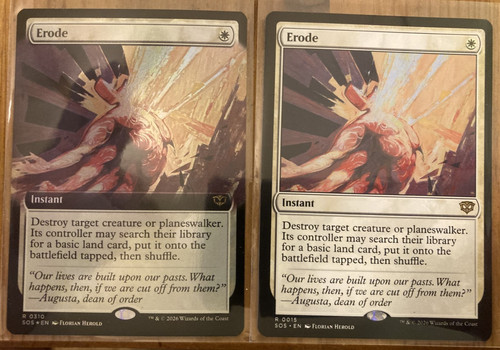 Erode foil senza - senza, bordi
