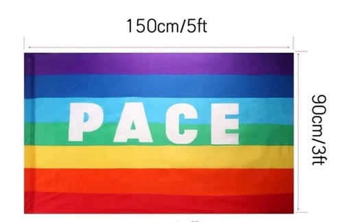 Bandiera pace 150 - bandiera, 90