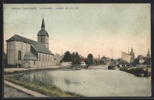 CPA Comines, vue générale et