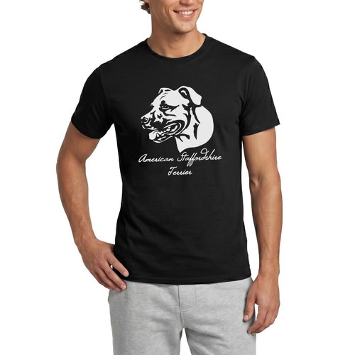 Maglietta amstaff cane uomo - cane,