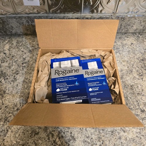 New rogaine foam - foam, hair