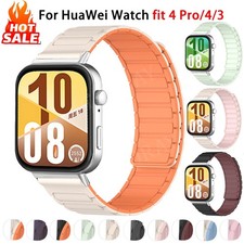 Cinturino magnetico in silicone per Huawei Watch Fit 3/4/4 Pro Sport Band Wrisband