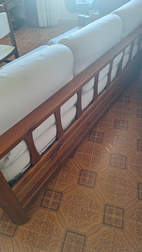 Divano letto rustico usato