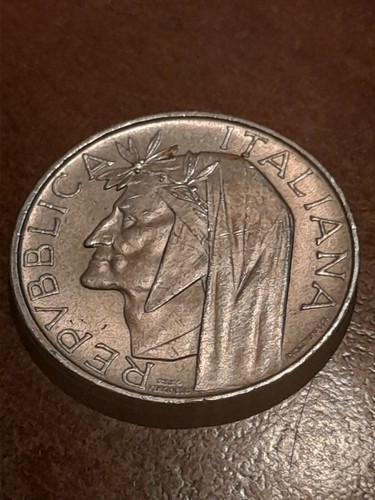 500 lire dante argento - argento,