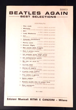 BEATLES AGAIN BEST SELECTIONS - testi con traduzioni in Italiano Mogol