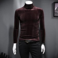 Camicia uomo velluto slim fit