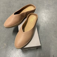 Espadrillas mulo in pelle di