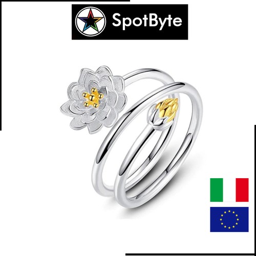 Anello donna rosa placcato - anello,