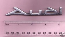 Audi alloy metal car name