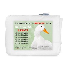 PIUMINO OCA Stream ESTIVO Leggero 150 GR. 80% PIUMA OCA 20% PIUMINO OCA Bianco
