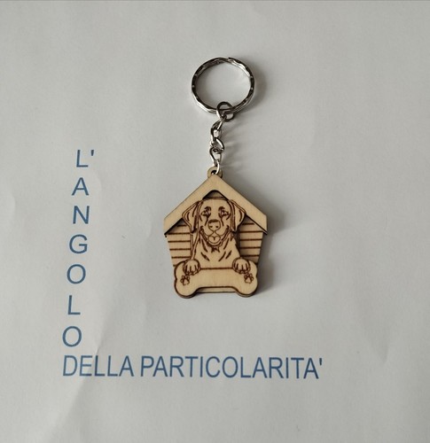 Portachiavi legno sagomato - legno,
