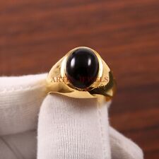 Naturale Onice Nera Gemma Con