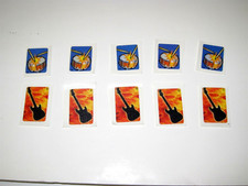 Rolling Stones NOS Flipper Target e Spinner Decalcomanie