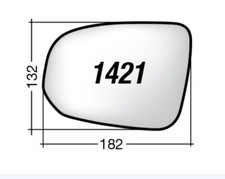 Per Volvo XC60 da 2017 Vetro