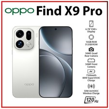 Telefono cellulare Android globale OPPO Find X9 Pro 5G BIANCO 16 GB + 512 GB doppia SIM