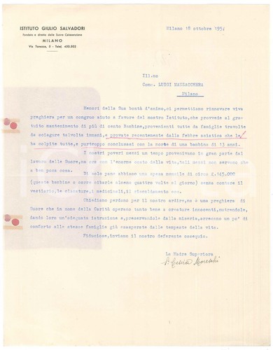 1957 milano istituto giulio - 1957,